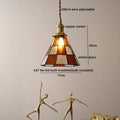DecorBites™ Glass Copper LED Hanging Light: Nordic Pendant Lamp, Living Room Bedroom Coffee Knob Switch