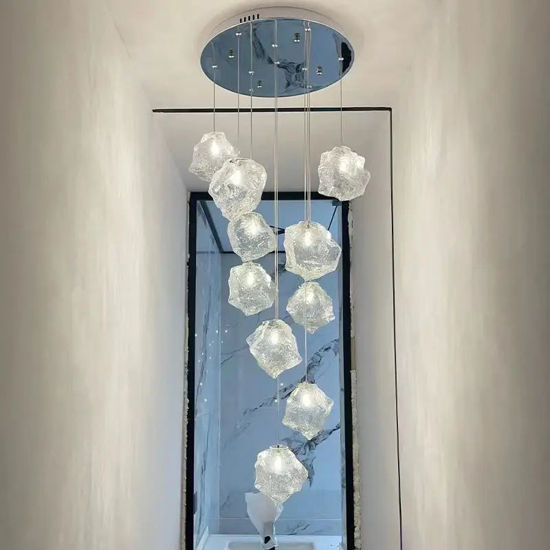 DecorBites™ Cube Chandelier Pendant Lights for Restaurant Loft Stairwell Bedroom Art Décor