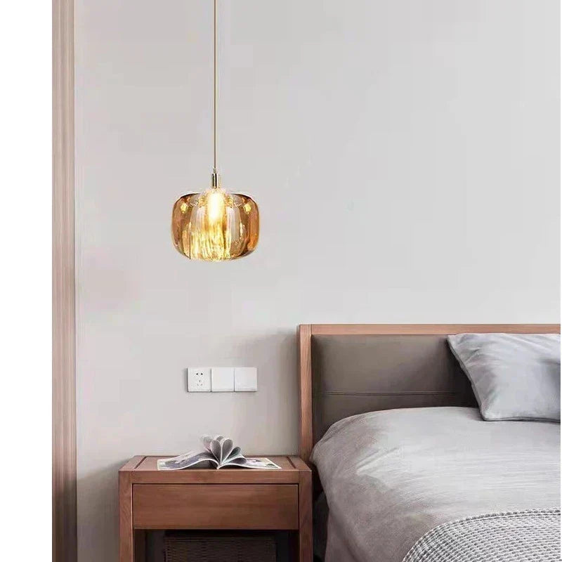 DecorBites™ Crystal LED Chandelier: Modern Living Room Suspension Light for Home Decoration
