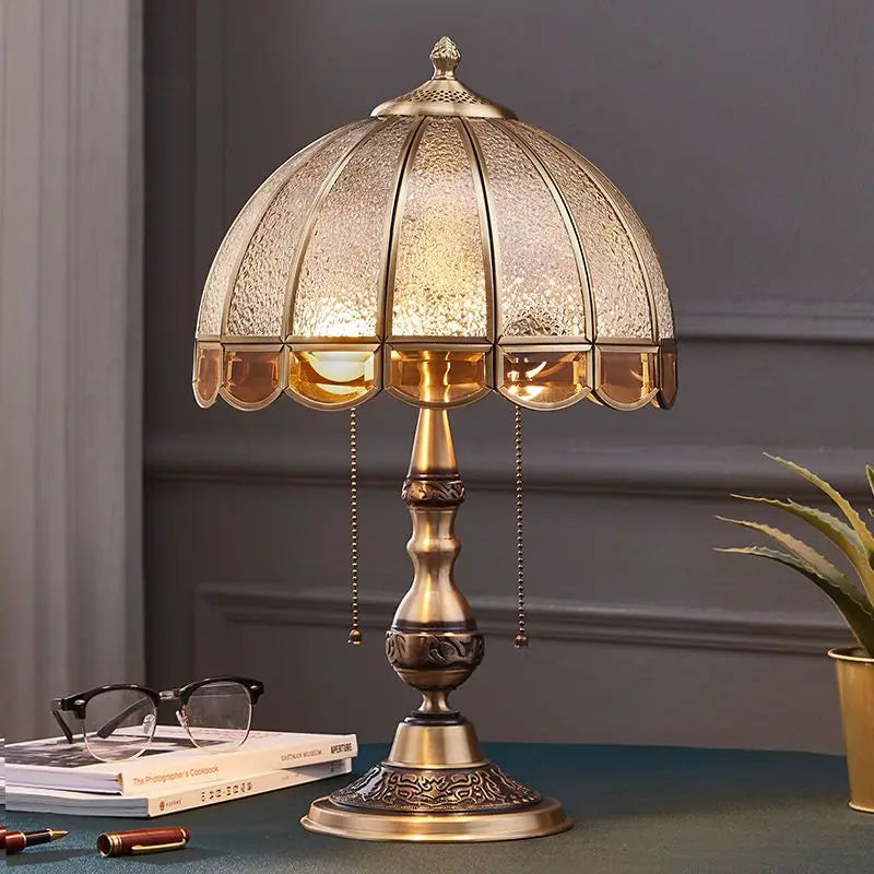 DecorBites™ Luxe Copper Bedroom Desk Lamp Living Room Floor Light LED Study Lighting