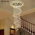 DecorBites™ Crystal LED Ceiling Chandelier: Elegant Lighting for Home Decor & Living Spaces