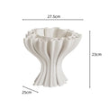 DecorBites™ Abstract Geometry Ceramic Vase for Flower Arrangement