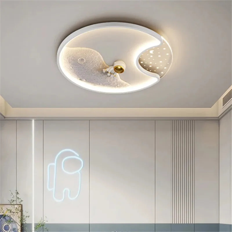 DecorBites™ Kids Astronaut LED Moon Light for Fantastic Eye Care in Bedroom or Living Room