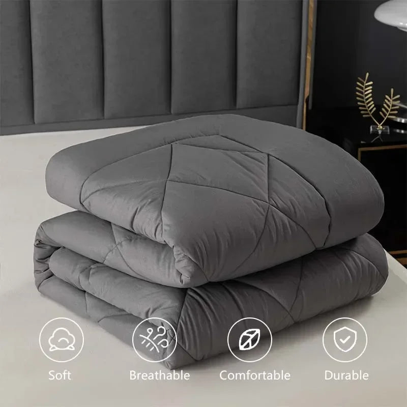 DecorBites™ King Size Quilt Set with Pillowcase - Soft, Breathable, and Durable Comforter