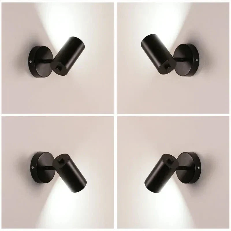 DecorBites™ Gold LED Wall Lamp Modern Adjustable Indoor Lighting Sconces for Living Room