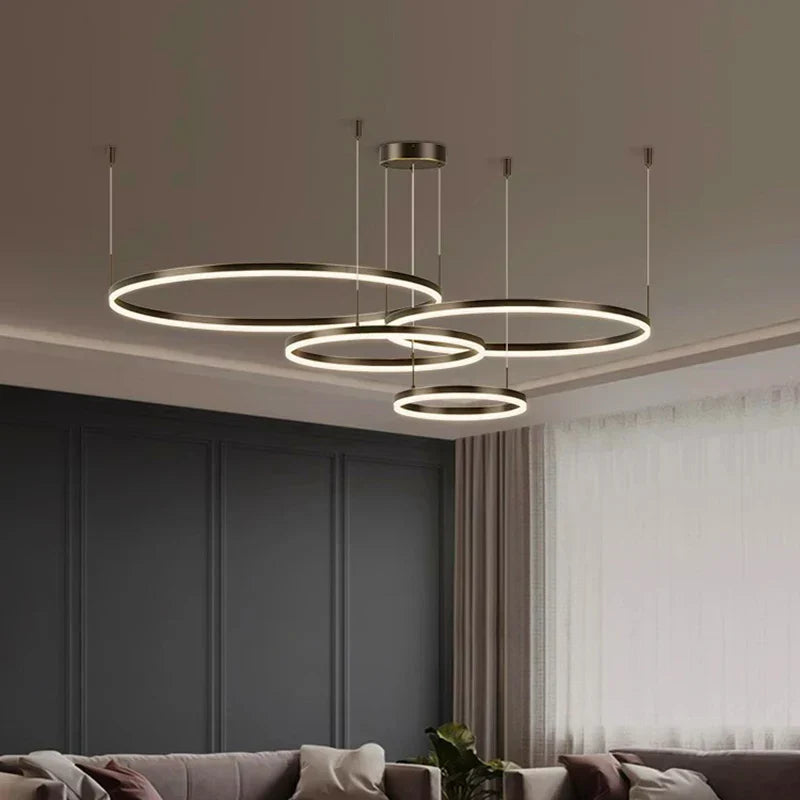 DecorBites™ LED Pendant Chandeliers for Staircase & Living Room Lighting