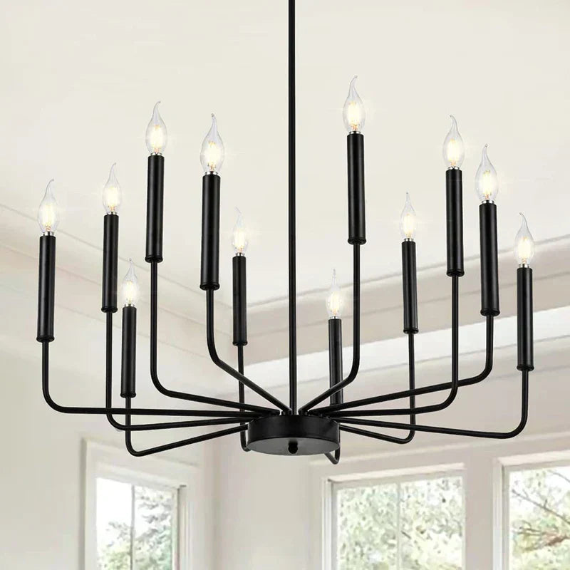 DecorBites™ Industrial Retro Chandelier for Dining Room and Kitchen Lighting