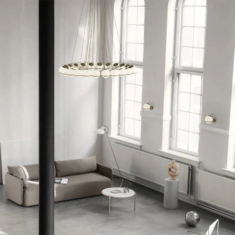 DecorBites™ Glass Shade LED Pendant Lights for Modern Nordic Minimalist Home Decor