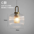 DecorBites™ Clear Glass Pendant Lamp: Modern Designer Lighting for Bar, Restaurant, Bedroom, Aisle & more