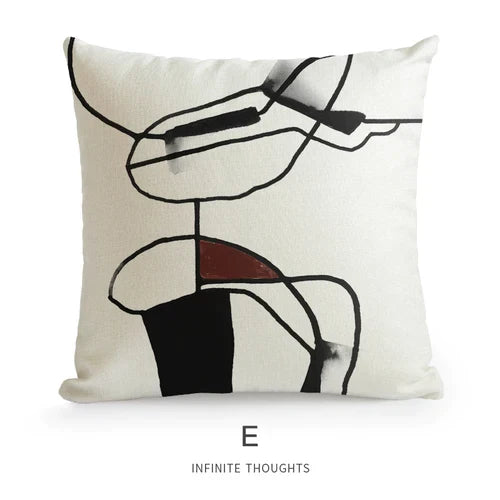DecorBites™ Geometric Artist Sofa Cushion Cover - Luxe Home Decor