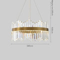 DecorBites™ Crystal LED Ring Chandelier for Luxury Decor & Lighting