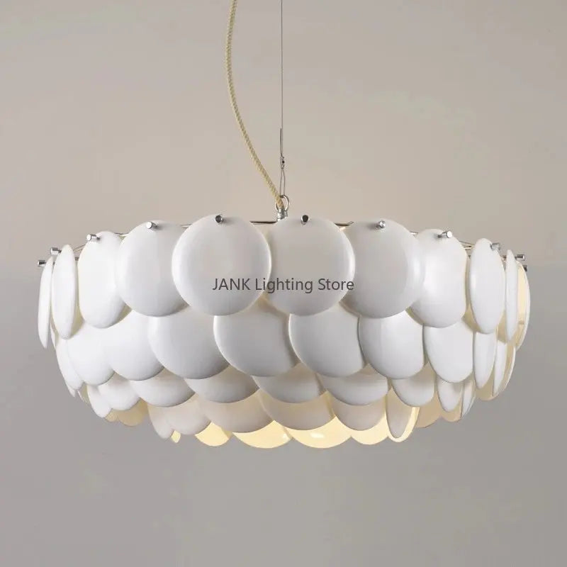 DecorBites™ French Ceramic Chandelier: Romantic LEDs for Luxury Living Room & Restaurant Decor