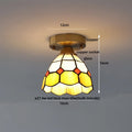 DecorBites™ Glass LED Ceiling Lamp Iron Base Nordic Modern Simple Design