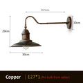 DecorBites™ Industrial Outdoor Wall Lamp for Garden, Porch, Stair, Bedroom Lighting