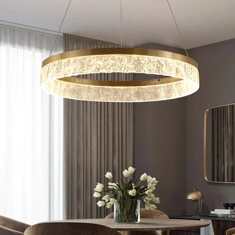DecorBites™ Gold LED Chandeliers for Elegant Home and Hotel Decor