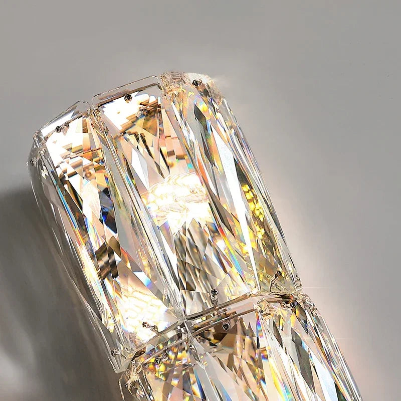 DecorBites™ Crystal Wall Light: Luxury Nordic Style for Living Room & Bedroom