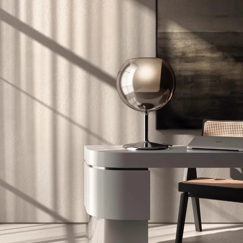 DecorBites™ Glass Gold Table Lamp: Luxury Designer Desk Light for Elegant Living Spaces