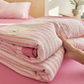 DecorBites™ Jacquard Summer Quilt with Soya Fibre Filling - Soft, High-end Cotton Comforter