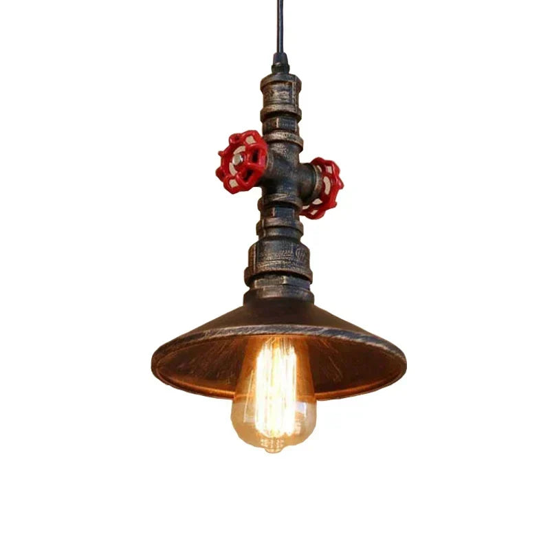 DecorBites™ Industrial Retro Loft Pipe Iron Pendant Lamp for Dining Bar Restaurant Club