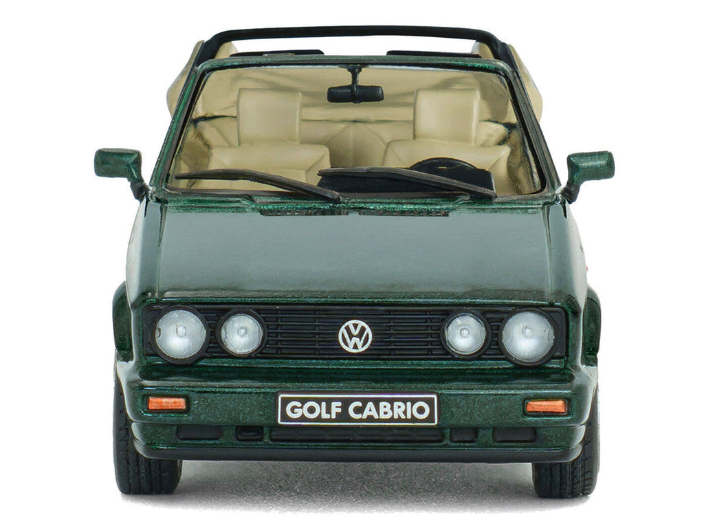 1992 Volkswagen Golf Cabrio Classic Line Classic Green Metallic 1/43 Diecast Model Car by Solido
