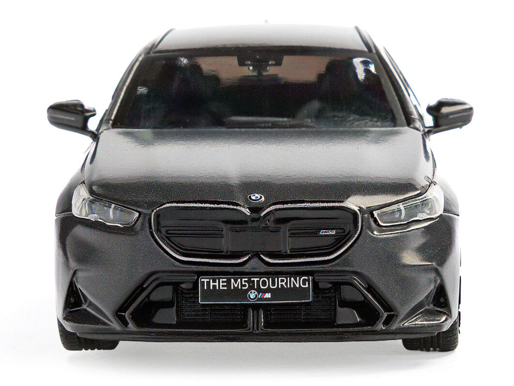 2024 BMW M5 Touring Frozen Deep Gray Metallic with Black Top 1/43 Diecast Model Car by Solido