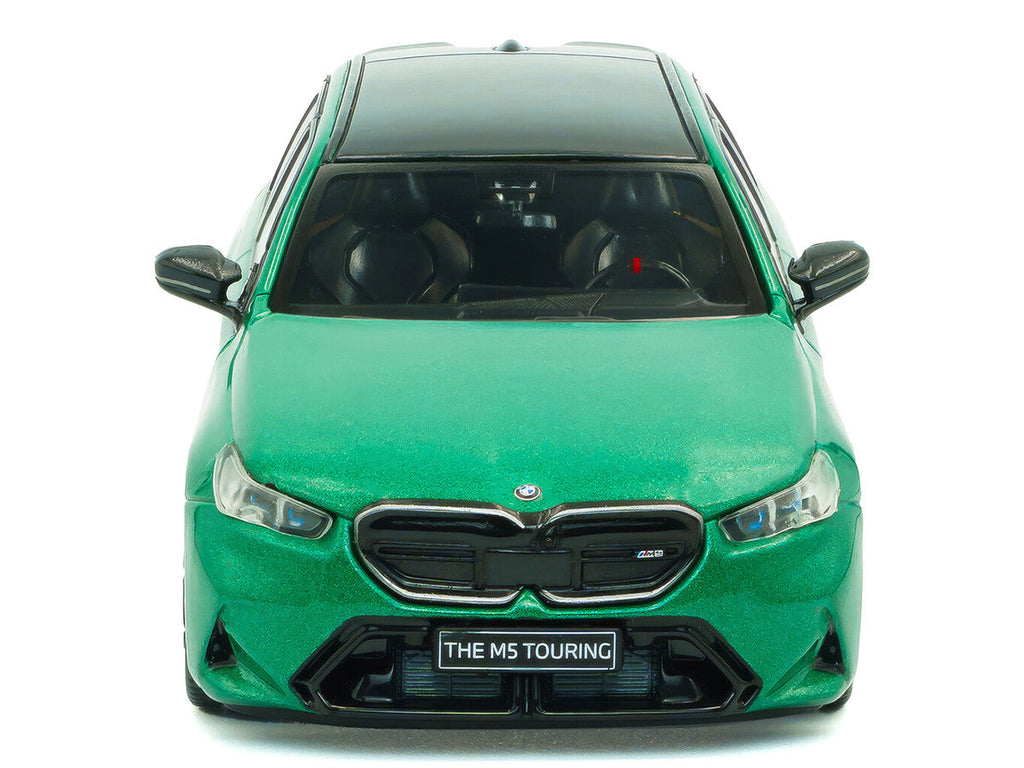 2024 BMW M5 Touring Isle Of Man Green Metallic with Black Top 1/43 Diecast Model Car by Solido