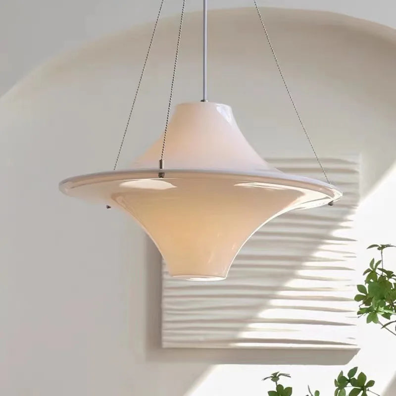 DecorBites™ French Cream Modern Chandelier for Restaurant Bedroom Hotel Villa