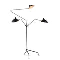 DecorBites™ Black Aluminum Nordic LED Floor Lamp for Living Room, Bedroom - Standing Tall E27 Light