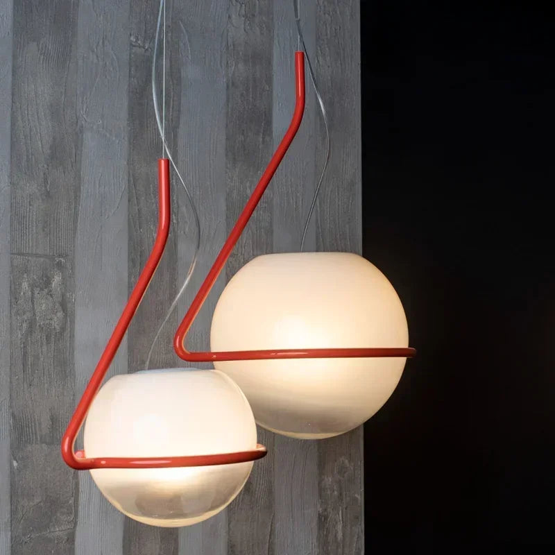DecorBites™ Glass Globe Pendant Lamp for Bedroom Living Room Kitchen Island