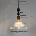 DecorBites™ Crystal Glass LED Pendant Lamp: Modern Luxury Interior Lighting for Home Decor