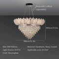 DecorBites™ Crystal Crown Chandelier: Luxe Ceiling Light for Home, Shop & Lobby