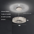 DecorBites™ Crystal LED Chandelier - Modern Luxe Living Room Lighting
