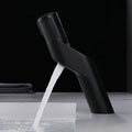 DecorBites™ Gold Basin Faucet: Single Handle Push-Button Mixer Tap for Bathroom, Brass Material