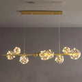 DecorBites™ Crystal Chandelier: Modern Stair Pendant Lamp for Living Room, Interior Lighting