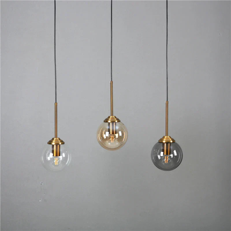 DecorBites™ Glass Pendant Lights: Modern LED Hanging Lamp for Home Lighting Fixtures