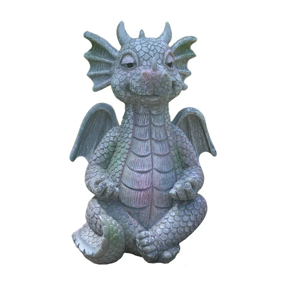 DecorBites™ Dino Garden Sculpture - Fun Dinosaur Decor for Yard, Wall & Windows
