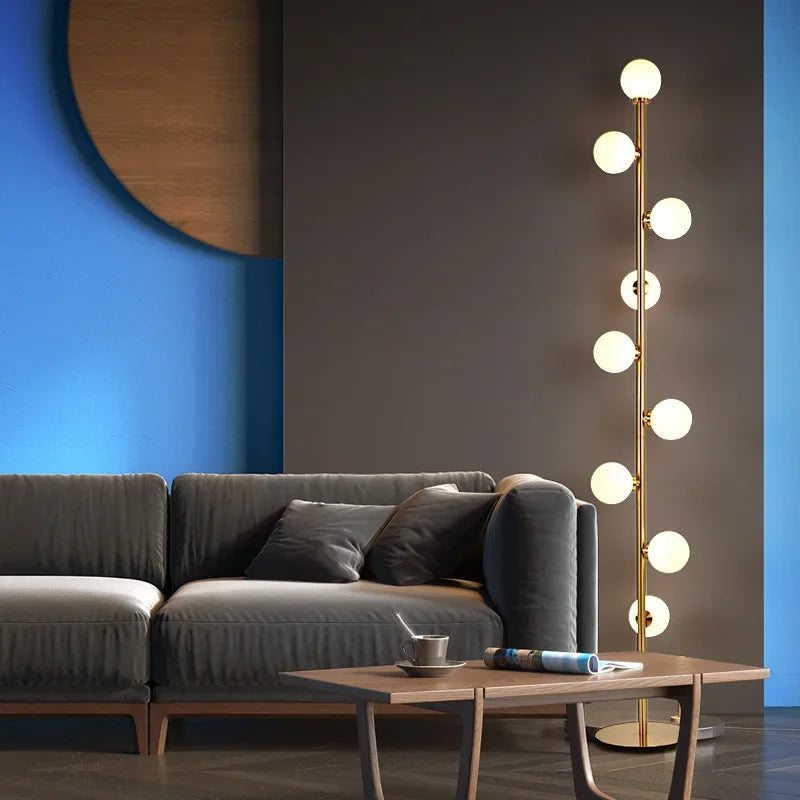 DecorBites™ LED Floor Lamps: Modern Standing Lights for Living Room and Bedroom