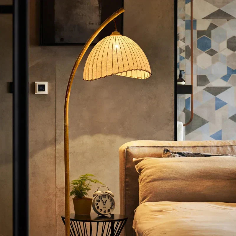DecorBites™ Bamboo Shaped LED Floor Lamp for Living Room Bedroom Study Restaurant Décor