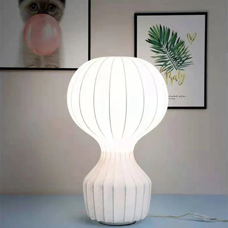 DecorBites™ LED Fabric Floor Lamp: Modern Design for Bedroom, Living Room, Hotel Decor