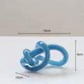 DecorBites™ Geometric Glass Twine Knot Ornament Home Decor