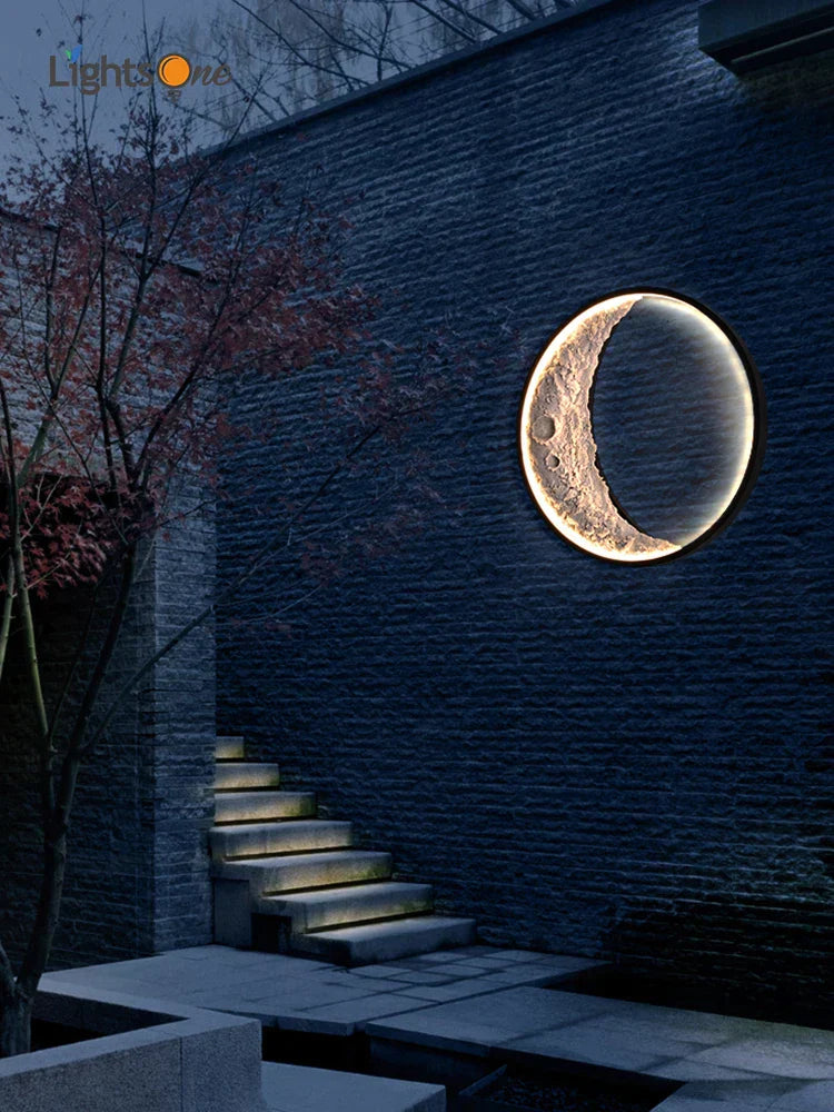 DecorBites™ Crescent Wall Lamp for Indoor Outdoor Terrace Garden Landscape Lighting
