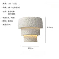 DecorBites™ Bauhaus White Gypsum LED Wall Lamp for Living Room Bedroom - Minimalist Design