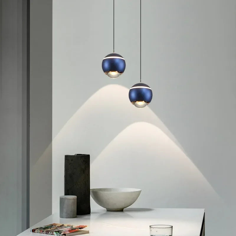 DecorBites™ LED Bedside Lifting Chandelier – Modern Minimalist Nordic Pendant Light for Home Décor
