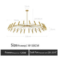 DecorBites™ LED Ceiling Chandelier: Minimalist Nordic Home Lighting for Living Room, Bedroom, Dining Area