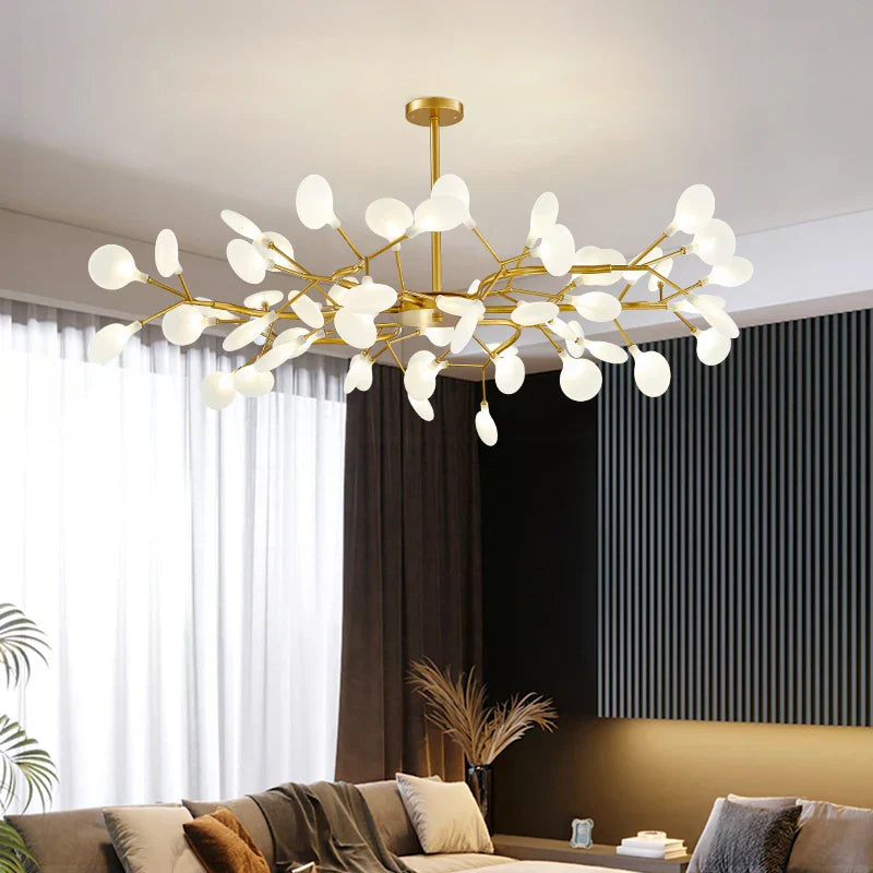 DecorBites™ LED Firefly Chandelier: Modern Nordic Ceiling Lights for Luxury Home Decor