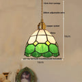 DecorBites™ Glass LED Pendant Lamp Tiffany Style Hand Stitch Dining Room Lights