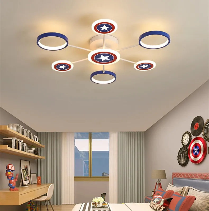 DecorBites™ Kids LED Cartoon Ceiling Light | Boys Girls Bedroom Decor Lamps