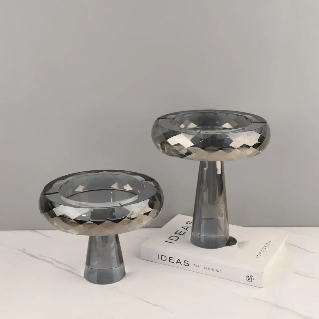 DecorBites™ Geometric Glass Fruit Bowl Jewelry Storage Tray Home Decoration Tray