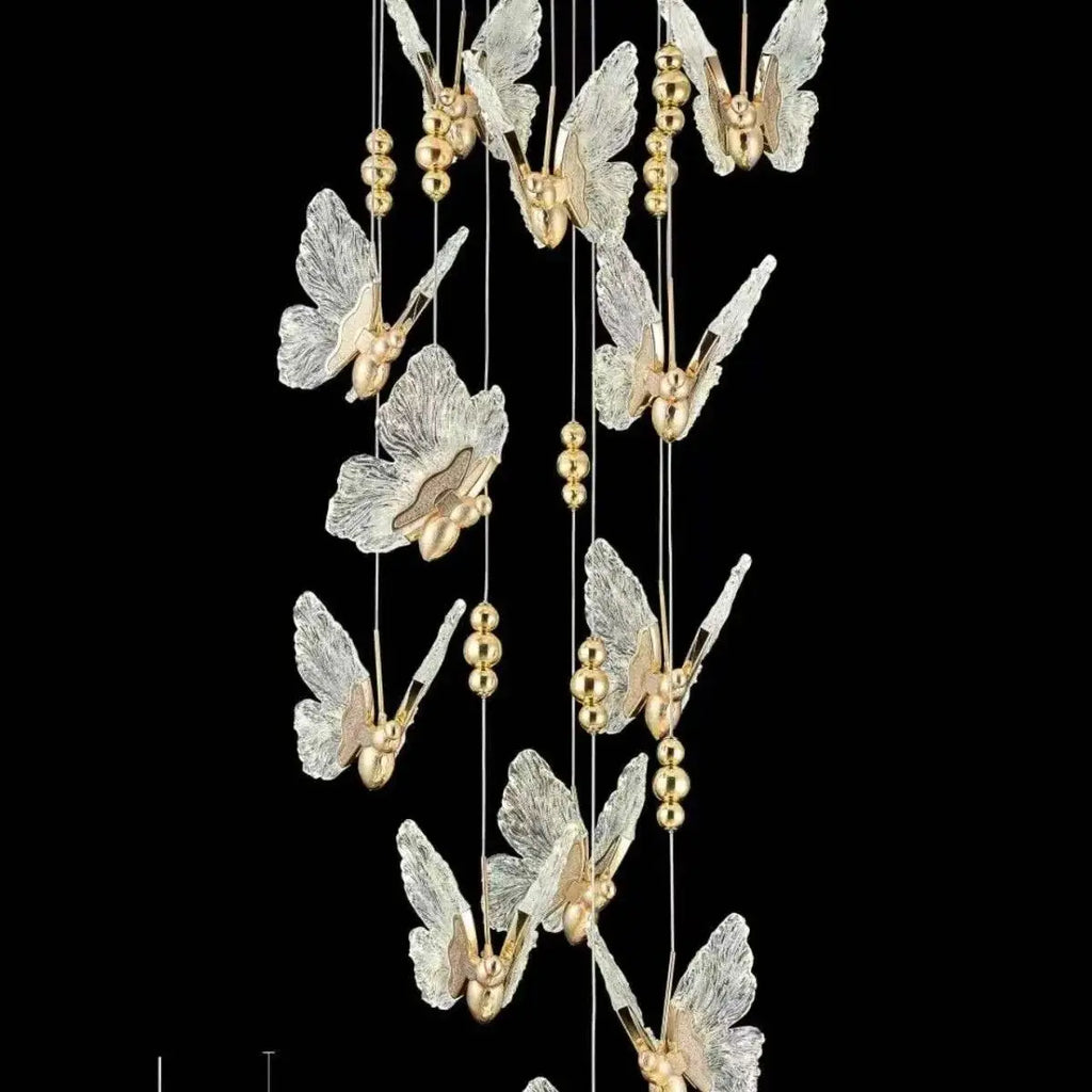 DecorBites™ Luxe Bedside Lamp, Butterfly Pendant, Minimalist Living Room Bar Desk Light