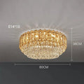DecorBites™ Crystal LED Wall Lamp: Minimalist Luxury Lighting for Living Room TV Background